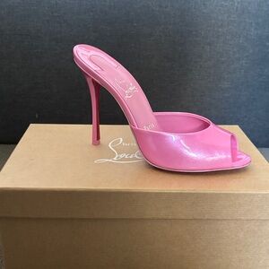 Christian Louboutin Shiny Pink Stiletto Heels